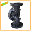 Plastic Black 2 Way 2 Position Valve with Ball Valve